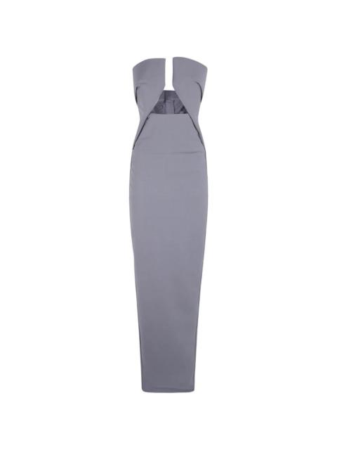 Rick Owens cut-out strapless dress
