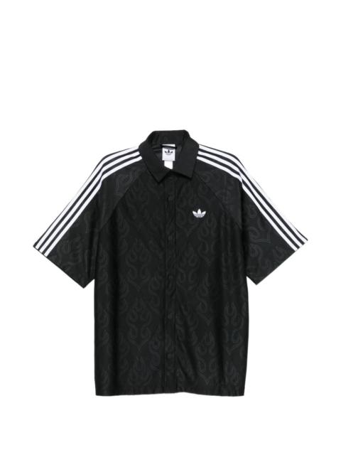 adidas Basketball Flame jacquard shirt