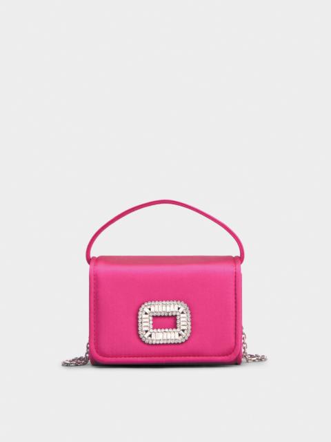 Roger Vivier Pilgrim Nano Bag in satin