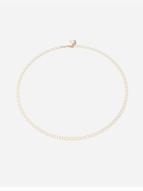Dolce & Gabbana Rainbow alphabet  18 kt yellow gold twisted wire chain necklace
