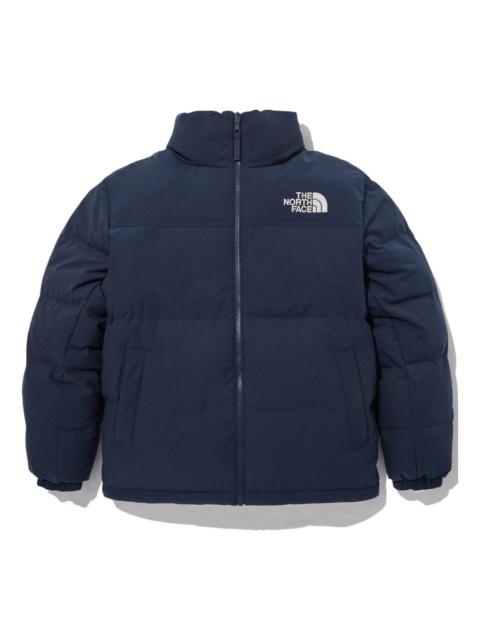 THE NORTH FACE Logo Winter Puffer Jacket 'Navy' NJ1DN77B