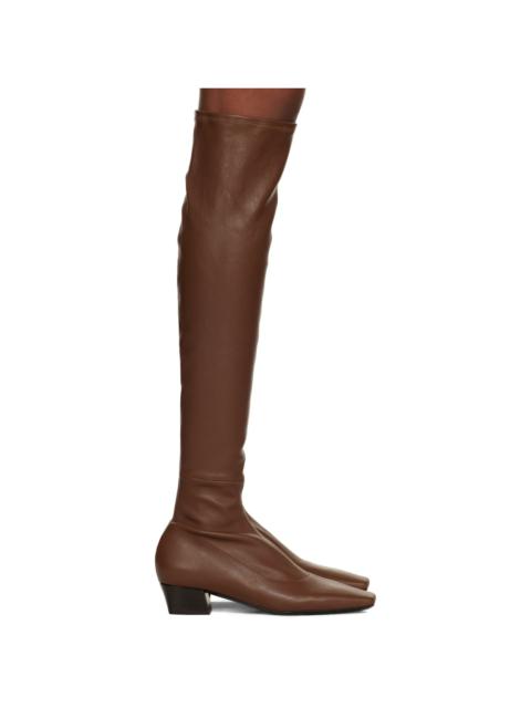BY FAR Burgundy Colette Boots