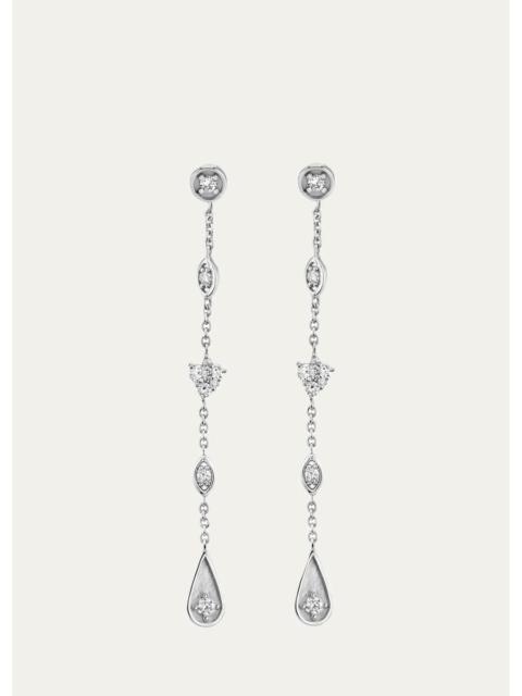SYDNEY EVAN 14K White Gold & 0.314 TCW Diamond Earrings