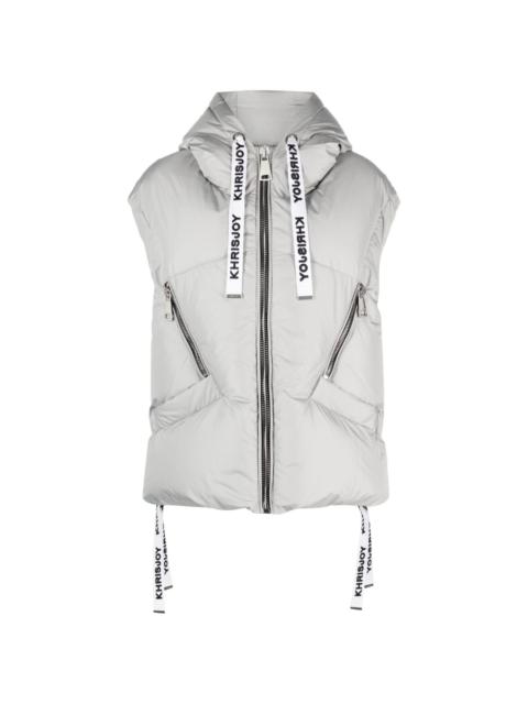Khrisjoy Puff Iconic quilted hooded gilet