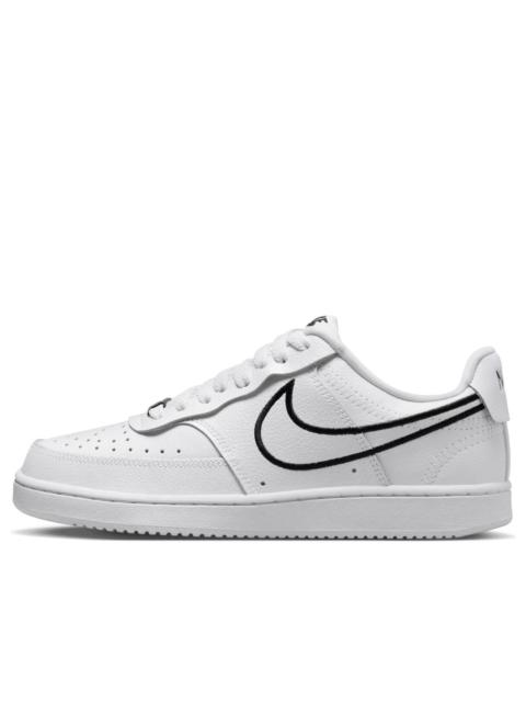 Nike (WMNS) Nike Court Vision Low Premium 'White Black' FZ0637-100