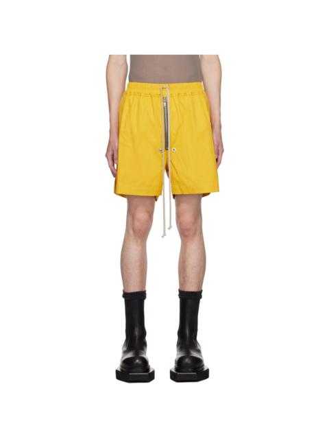 Rick Owens Yellow Porterville Bela Boxers Shorts