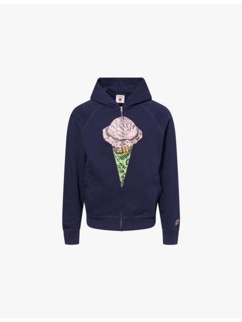 ICECREAM Cone Zip-Up Cotton Hoody
