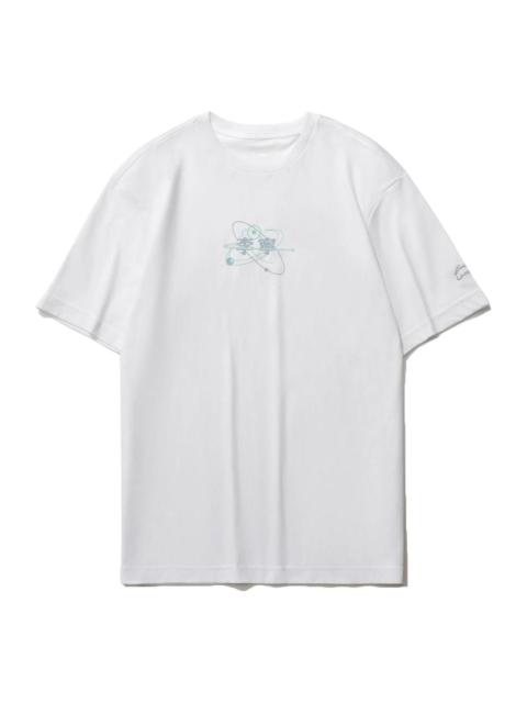 Li-Ning Li-Ning Atom Graphic T-shirt 'White' AHST735-2
