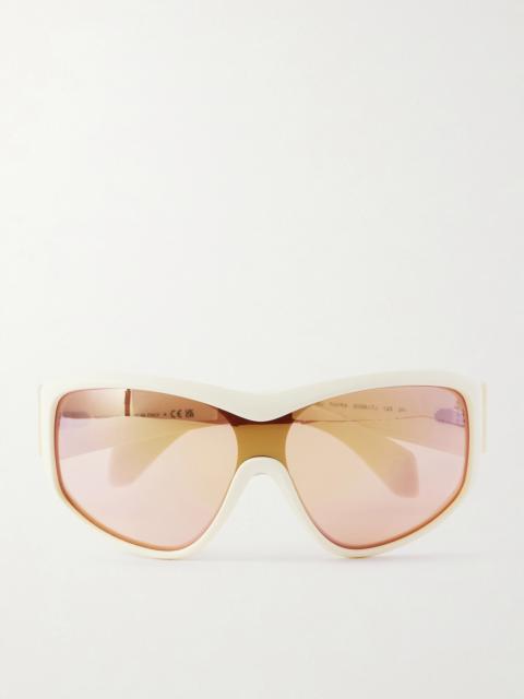 Moncler Thyra Oval-frame Ski Sunglasses