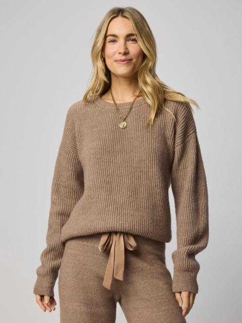 Splendid Stassi Satin Tie Sweater