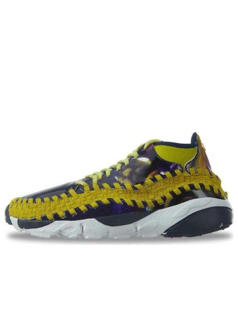 Nike Nike 공기 발발 길쌈된 Chukka YOTH QS '빛 Midnight 밝은 Citron' 649790-400