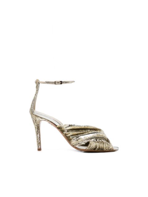 forte_forte metallic knotted sandals
