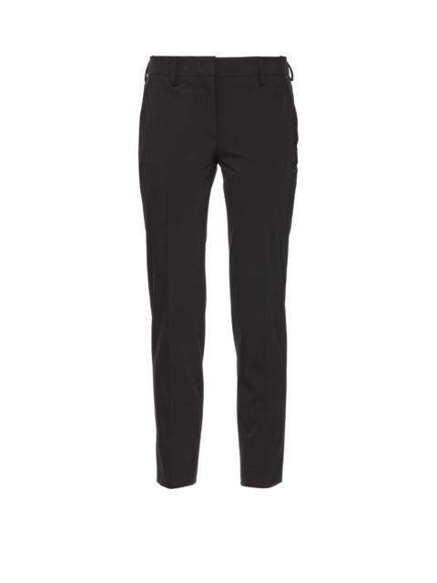 Technical stretch fabric trousers