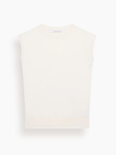 Another Tomorrow Featherweight Shell in Off White