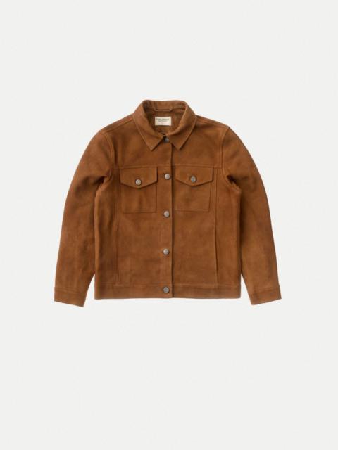 Nudie Jeans Bettina Nubuck Jacket Camel