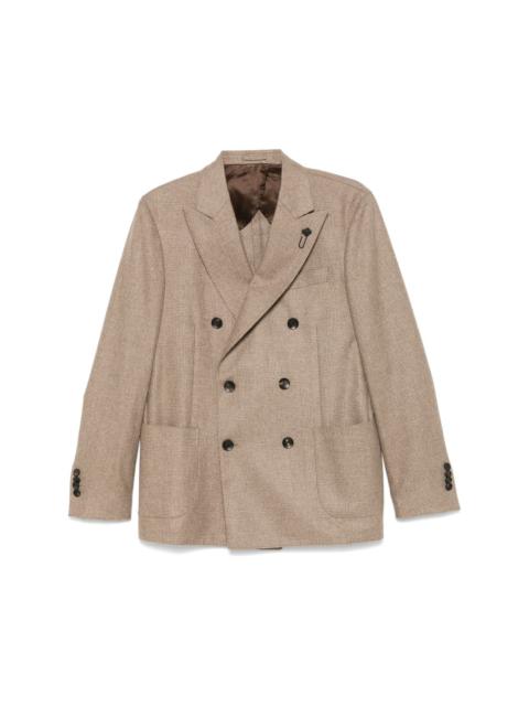 LARDINI Prince Of Wales-check blazer