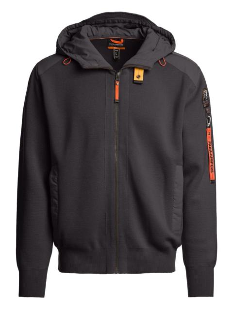 PARAJUMPERS hooded zip-up sweater