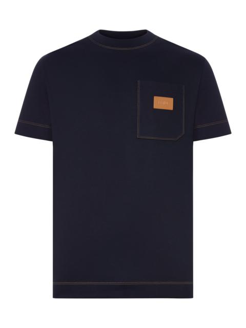 FENDI REGULAR FIT COTTON T-SHIRT