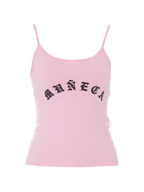 WILLY CHAVARRIA Cholita gothic-print tank top