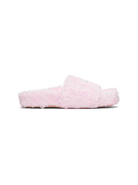 MM6 Maison Margiela Pink Spugna Vichy Sandals