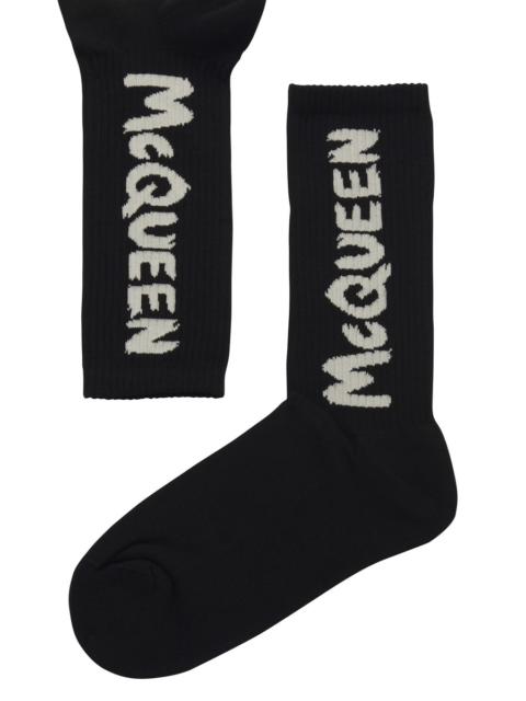 Alexander McQueen Graffiti socks