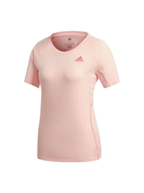 adidas (WMNS) adidas Own The Run T-Shirt 'Pink' FT6451