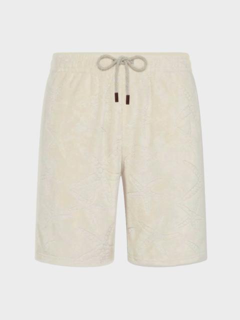 Vilebrequin MEN TERRY BERMUDA SHORTS STARLETTES JACQUARD