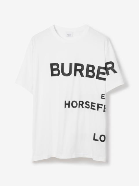Horseferry Print Cotton Oversized T-shirt