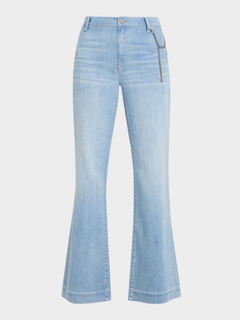 KOBI HALPERIN Keren Flare-Leg Denim Pants