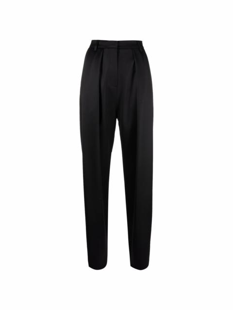 high-waisted oversize tapered trousers