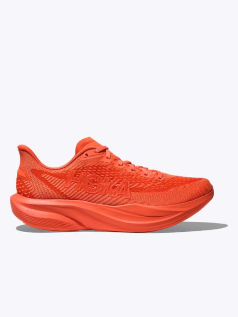 HOKA Women's Mach 7 Shoes in Bell Pepper/Bell Pepper