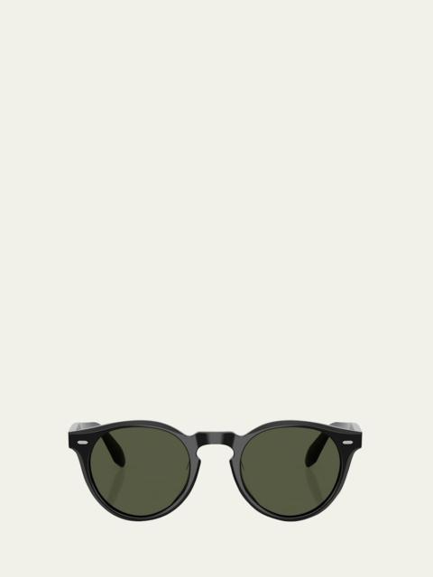 Oliver Peoples OV5587SU Acetate Round Sunglasses