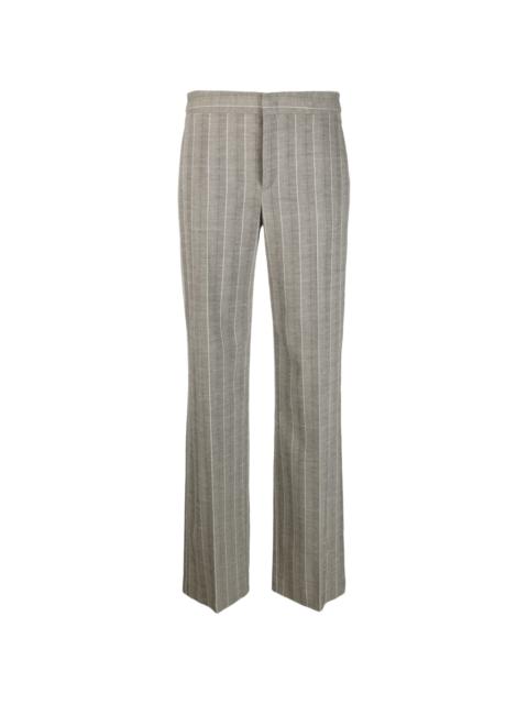 striped tailored trousers