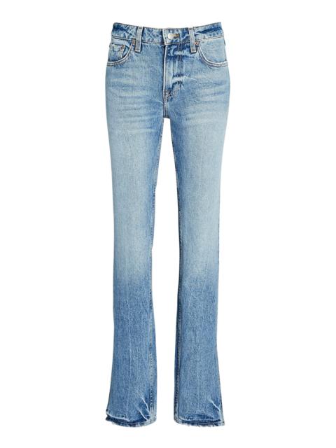 GRLFRND Hailey Split-Hem Bootcut Jeans