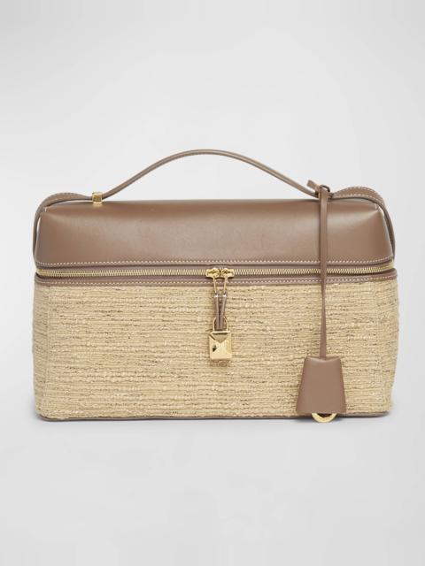Extra Rippled Canvas Top-Handle Bag