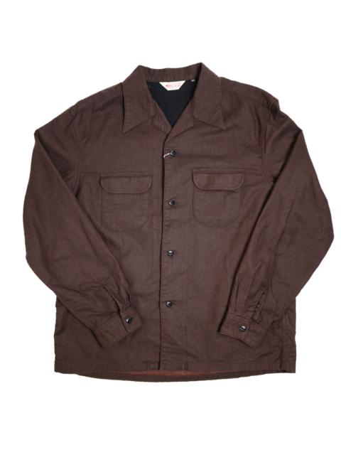 THE FLAT HEAD FN-SCR-022L Bengala Cotton Linen Shirt