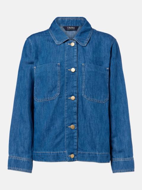 'S Max Mara Galante cotton and linen denim jacket