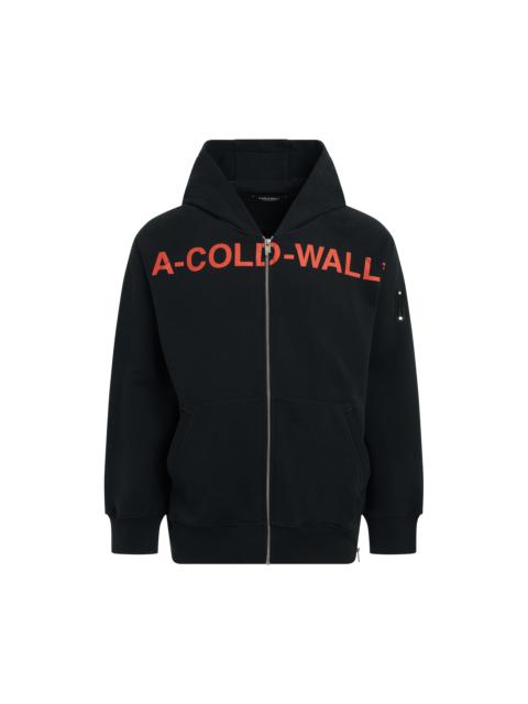 A-COLD-WALL Sphere Zip Hoodie in Black