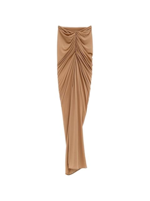 ATLEIN draped-effect skirt