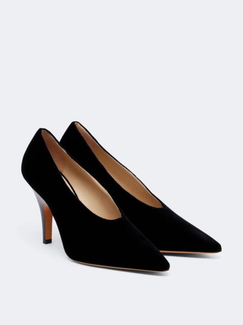 LE MONDE BÉRYL Petra velvet pumps