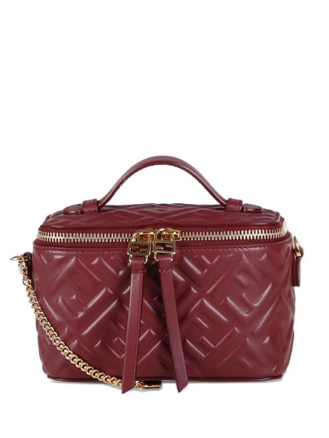FENDI Fendi Vanity FF-logo Leather Mini Bag