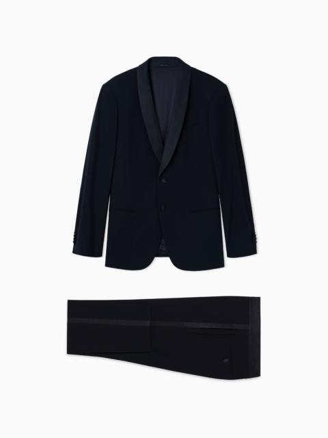 GIORGIO ARMANI Soho Line single-breasted tuxedo in wool crêpe