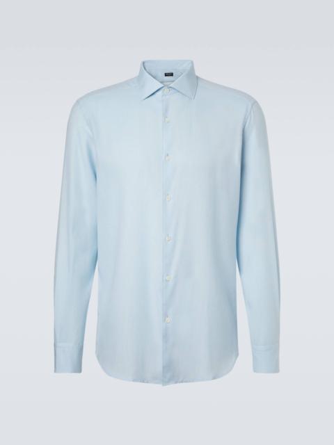 ZEGNA Cotton and cashmere shirt