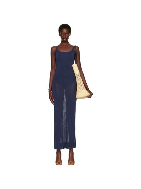 JACQUEMUS Navy 'The Nodo' Maxi Dress