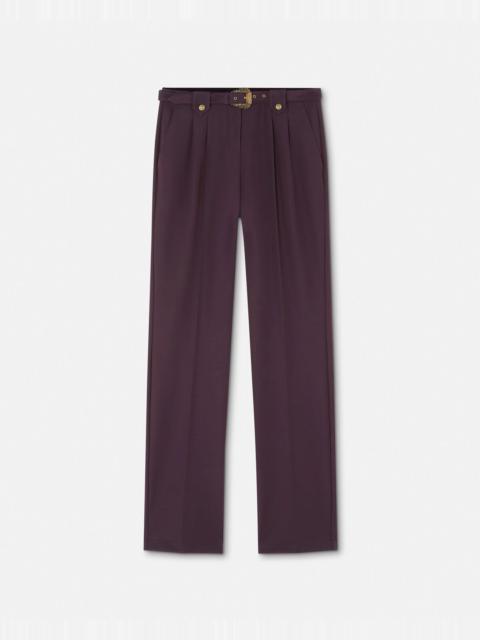 VERSACE JEANS COUTURE Baroque Buckle Formal Pants