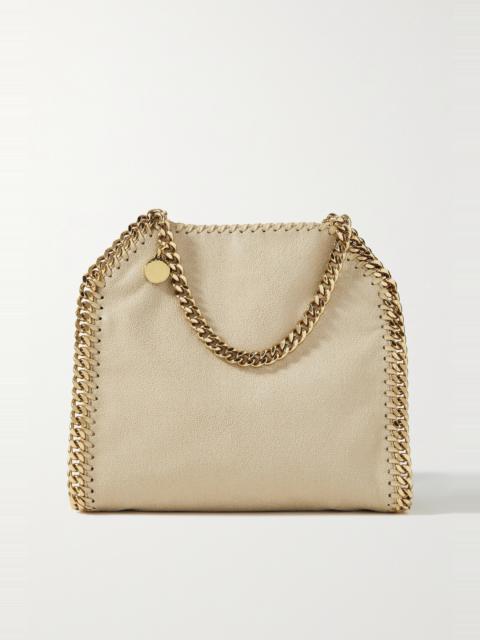 Stella McCartney + NET SUSTAIN The Falabella mini vegetarian brushed-leather tote
