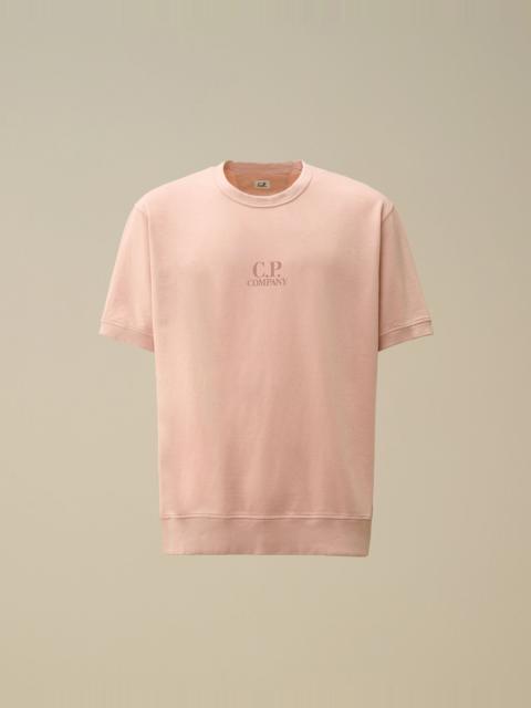 C.P. Company Light Fleece Short Sleeve Sweatshirt