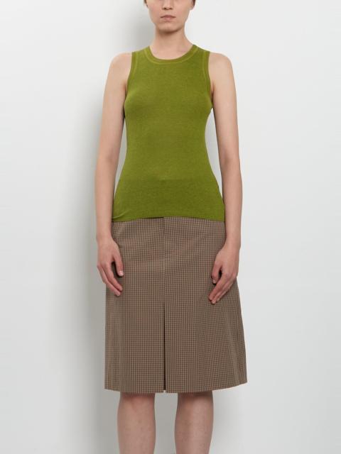 6397 Heirloom Knit Tank — Asparagus