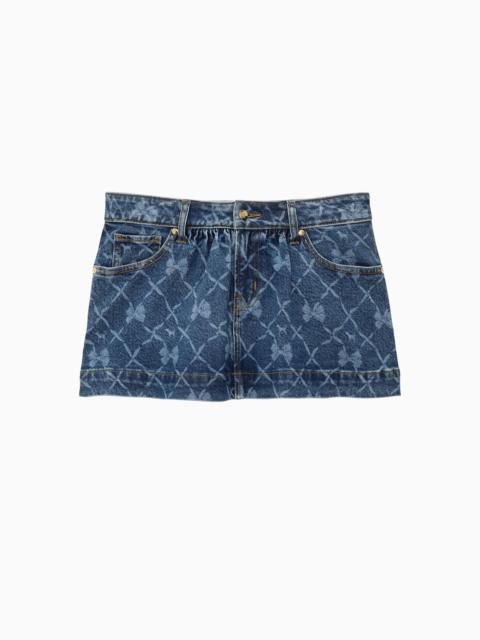 PINK x LoveShackFancy Denim Skirt