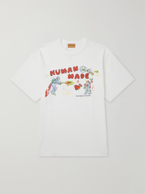 Human Made Printed Cotton-Jersey T-Shirt